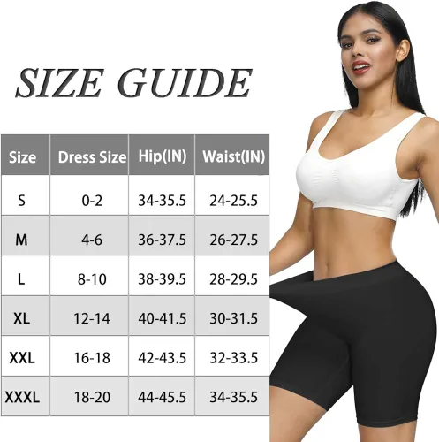 Miniatura 6 de Pantalones cortos sin costuras para mujer, paquete de 3 pantalones cortos cómodos sin costuras para debajo de los vestidos