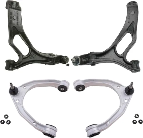 Miniatura 38 de TRQ Brazo de control delantero superior e inferior con rótula juego de 4 piezas compatible con Land Rover Range Rover 2003-2012