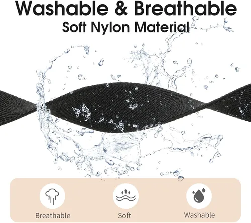 Miniatura 2 de Paquete de 3 bandas elásticas de nailon compatibles con Garmin Instinct 2 Solar/Instinct 3 de 1.772 pulgadas, 0.872 pulgadas, pulsera deportiva