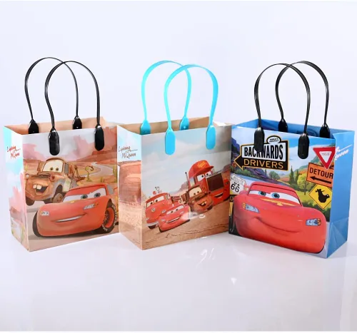 Miniatura 7 de 12 Bolsas de regalo pequeñas Disney Car Mc Queen, obsequio, para fiestas