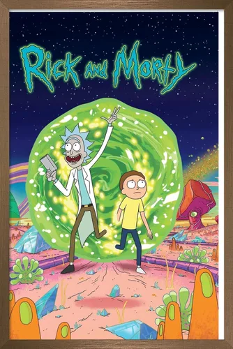 Miniatura 12 de Trends International Rick And Morty - Póster de pared con tapa, 14.725 x 22.375 pulgadas, versión premium sin marco