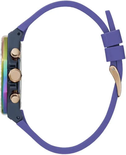 Miniatura 3 de GUESS US - Reloj multifunción de cuero para mujer Arco iris