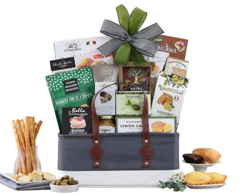 Wine Country Gift Baskets The Connoisseur Cesta de Regalo Gourmet Cesta de Regalo de Comida para Familias Estudiantes Universitarios Agradecimiento