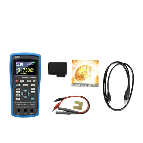 Miniatura 5 de ET430 LCR Medidor 100KHz Digital Inductancia Capacitancia Resistencia Probadores Multímetro Eléctrico con Puntos de Frecuencia Fijos