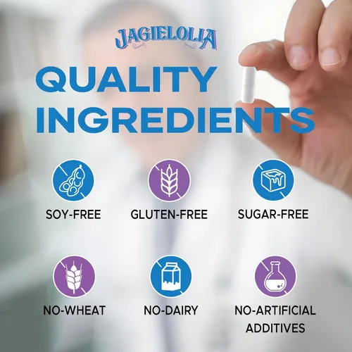 Miniatura 6 de Jagielolia Suplemento de desintoxicación todo en uno de 1500 mg – Alta biodisponibilidad, limpieza de desintoxicación intestinal hepática con carbón