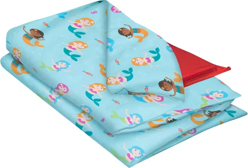 Miniatura 19 de Wildkin Funda de algodón para siesta para niñas, funda de repuesto suave con solapa cosida, se adapta a alfombrillas de vinilo de 1.5 pulgadas