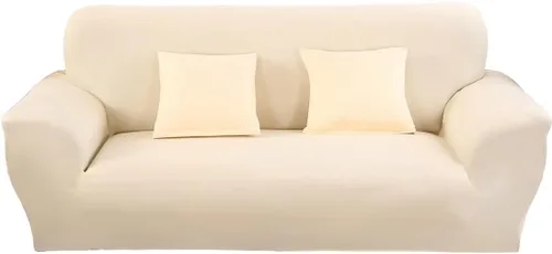 Miniatura 10 de Funda elástica para sofá de color sólido para sofá de 1/2/3/4 plazas, fundas para sofá modular en forma de L, protector de muebles con fundas