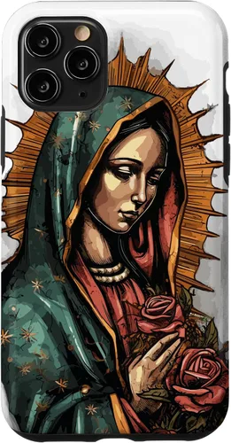 Miniatura 28 de Funda para iPhone 12 Pro Max Virgen De Guadalupe Católica Virgen De Guadalupe