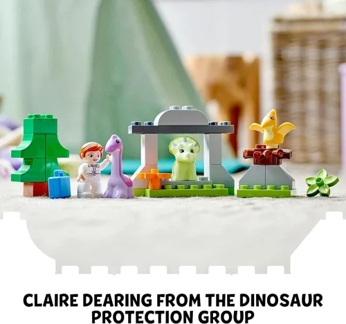 Miniatura 5 de LEGO DUPLO Jurassic World 10938 - Juguete de aprendizaje de dinosaurios para niños pequeños, juego de ladrillos grandes, gran regalo de animales