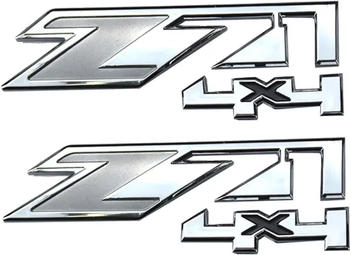 Miniatura 9 de Aimoll 2 piezas. Emblemas Z71 4x4 para GMC Chevy Silverado Sierra Tahoe Suburban Nuevo 1500 2500 3500 adhesivo (Negro Rojo)