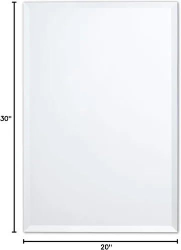 Miniatura 10 de Better Bevel - Espejo rectangular sin marco, espejo de pared de baño de 20 x 30 pulgadas con borde biselado Rectángulo - Borde biselado