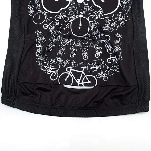 Miniatura 6 de Uriah Men's Cycling Jersey Short Sleeve Reflective with Rear Zippered Bag