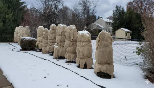 Miniatura 4 de 48 pulgadas x 15 pies en total 60 forros de arpillera para jardín, tejido suelto de yute para cama elevada, semilla de cobertura, mantillo y manta