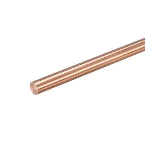 MECCANIXITY 0.236 in de diámetro 7.874 in de longitud de cobre sólido redondo barra de torno de barra stock para bricolaje artesanía CNC corte