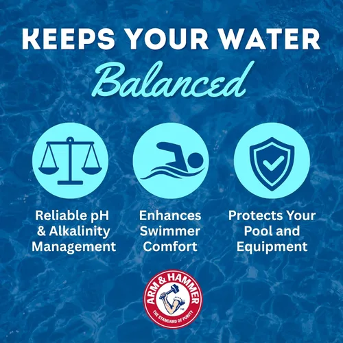 Miniatura 4 de ARM & Hammer Cuidado profesional de piscina pH Boost, 39.6 lb (caja de 6)
