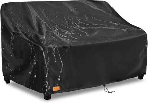 Miniatura 10 de Funda para mesa de café para patio al aire libre, 600D, resistente al agua, resistente, fundas para muebles de patio, 48 x 28 x 16 pulgadas