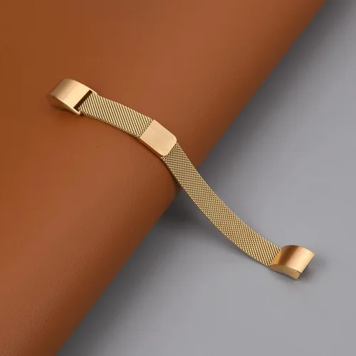 Miniatura 6 de Bandas de metal compatibles con Fitbit Alta/Fitbit Alta HR, malla de bucle de acero inoxidable transpirable, pulsera magnética ajustable