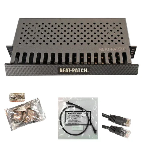 Miniatura 13 de Neat Patch MINI 1U Unidad de gestión de cables de bajo perfil