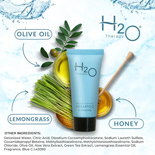 Miniatura 4 de H2O Therapy Champú, hotelería tamaño viaje, 1 oz (caja de 300)