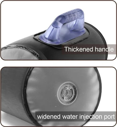 Miniatura 3 de Mancuernas de agua, mancuernas de entrenamiento rellenas de agua, juego de pesas de viaje, pesas ajustables a 40 libras, 30 libras, 20 libras, 10