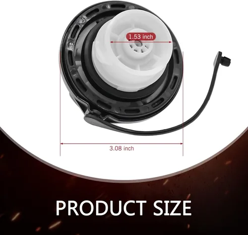 Miniatura 2 de Tapa del depósito de combustible para automóvil, cubierta de llenado de combustible a prueba de fugas, repuesto OEM #31010-3L600 31010-3L600U
