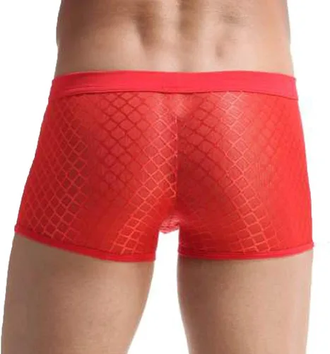 Miniatura 5 de Calzoncillos tipo bóxer para hombre, sin costuras, para hombre, suaves, cómodos, de seda de hielo, de pierna larga