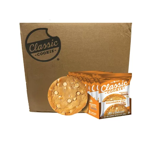 Miniatura 12 de Galletas Classic Cookie suaves horneadas con relleno de crema y galleta, hechas con chips de crema blanca Hershey's® Premier, 2 cajas, 16 galletas