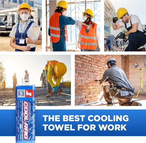 Miniatura 5 de Cool Cool RAG - Toalla de enfriamiento extremo para aliviar el calor, toalla de enfriamiento de PVA para entrenamiento, gimnasio, correr
