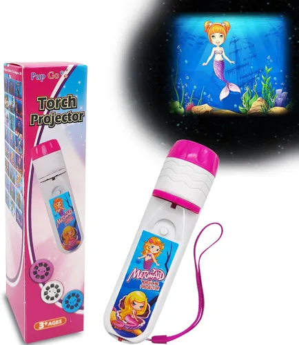 Miniatura 13 de Pup Go Linterna proyector de animales para niños a partir de 3 años, 3 discos 24 imágenes, juguetes de animales de safari para niños y niñas