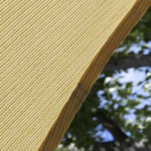 Miniatura 9 de Amgo Parasol cuadrado rectangular de tamaño personalizado de 6 x 6 pies, color beige arena, UPF50+ AGTAPS10, orden de hacer toldo, 95% de bloqueo