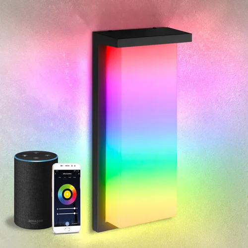 Miniatura 14 de ASD Lámpara LED de pared para exteriores de 8", aplique de casa para puerta delantera 3CCT, regulable, impermeable, certificada por ETL 12W