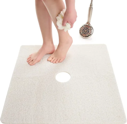 Miniatura 43 de Tapete de ducha antideslizante para bañera - Tapete de baño de lufa para baño - Tapete de baño de 40 x 16 pulgadas - Alfombra de baño antideslizante