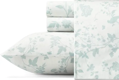 Miniatura 26 de Laura Ashley - Juego de sábanas King, sábans de cama extremadamente suaves con una sensación ligera y naturalmente sedosa de algodón satinado - Musa
