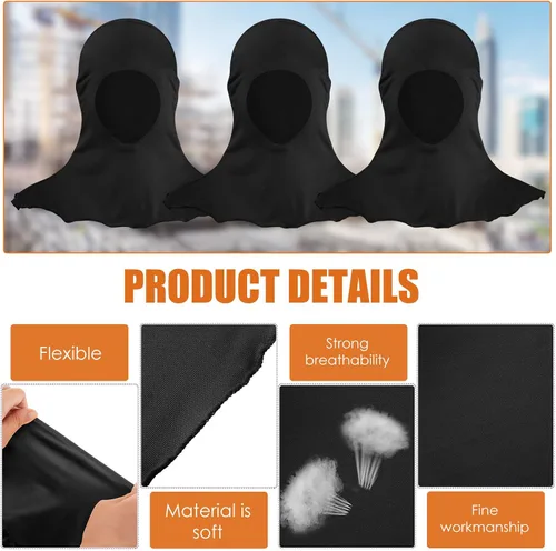 Miniatura 2 de Calcetines en aerosol para pintores, máscara para el cabello, unisex, adulto, cubierta de cabeza, máscara de pintura de algodón suave, máscara