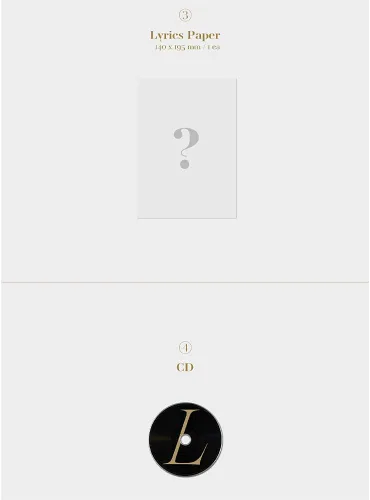 Miniatura 4 de LALISA LISA Primer álbum sencillo (NEGRO VER.)
