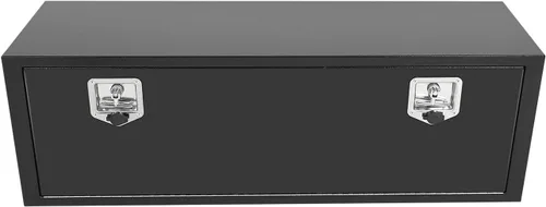 Miniatura 10 de Caja de herramientas de acero para debajo del cuerpo del camión, organizador de caja de herramientas de 18 x 12 x 14 con cerradura y llaves