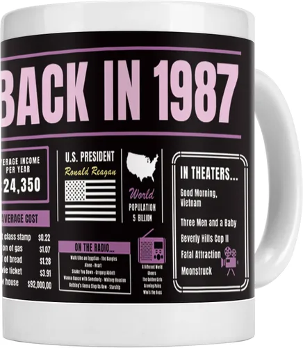 Miniatura 24 de Decoraciones de cumpleaños número 51, taza de café Back In 1972, regalos de cumpleaños de 51 años para hombres, mujeres, amigos, compañeros de De