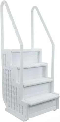 Miniatura 9 de Swimline 87950/87952L Escalera de entrada para piscina de tierra, 52 pulgadas, multicolor Escalera con marco A (Intro)