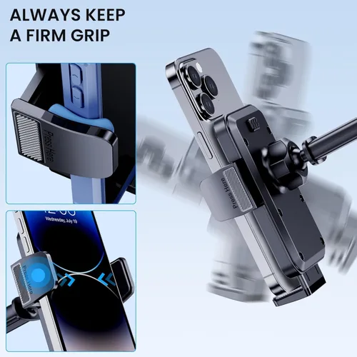 Miniatura 6 de BIVGAZA Soporte de teléfono para automóvil [succión de grado militar] Soporte universal para teléfono de automóvil [compatible con funda gruesa]