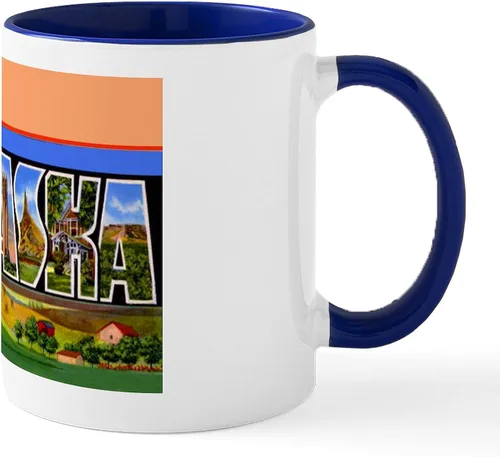 Miniatura 8 de CafePress I Love Nebraska Taza de café de cerámica de 11 oz (11.0 fl oz)