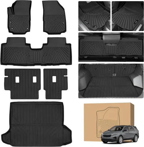 Miniatura 20 de Tapetes de suelo Peleus para Mercedes-Benz Sprinter 2500/3500 2025-2019, solo para furgoneta de carga, forros personalizados de goma TPE para todo