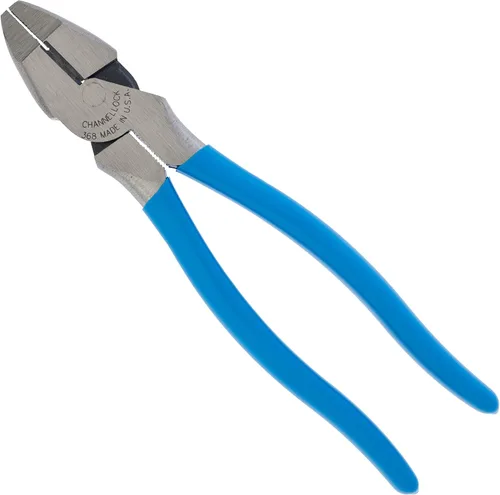 Miniatura 6 de Channellock E348CB Serie E - Alicates combinados de 8 pulgadas con junta XLT y empuñaduras Code Blue