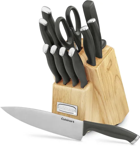 Miniatura 2 de Cuisinart C77SSB-12P Color Pro Collection - Juego de cuchillos (12 piezas), color negro Negro/ acero inoxidable