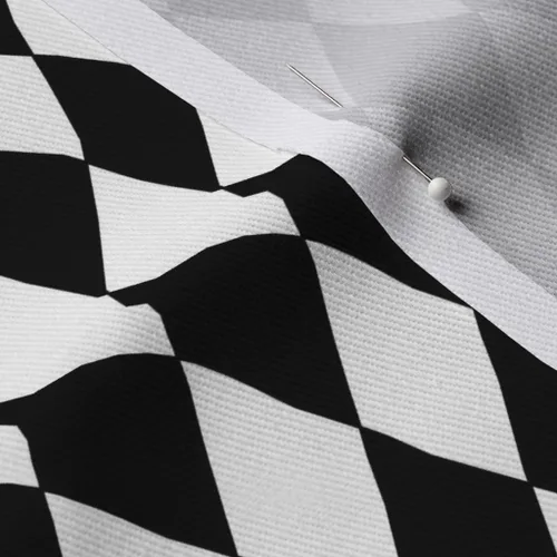 Miniatura 16 de Spoonflower Tela - Diamantes Negro Blanco Pequeño Diamante Cuadros Geométrico Impreso en Tela de Gasa Cuarto Grasa - Costura Ropa de Moda Vestidos