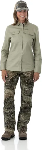 Miniatura 6 de DOING SOMETHING GREAT Women's Field Pants Durable Ripstop Fabric, Articulated Knees