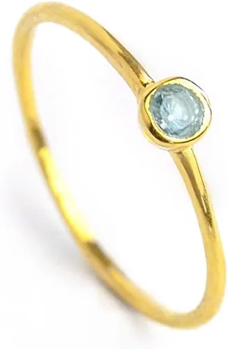 Miniatura 16 de Anillo pequeño de piedras preciosas apilable, banda de anillo delicada y delgada minimalista, anillo simple apilable de piedra natal
