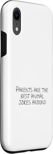 Miniatura 3 de iPhone XR Parents are the best animal jokes around Case