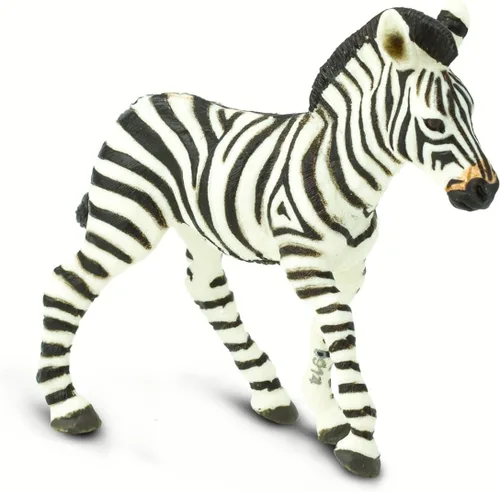 Miniatura 3 de Safari Ltd. Figura de potro de cebra, figura realista de 3.5 pulgadas, juguete educativo para niños, niñas y niños a partir de 3 años