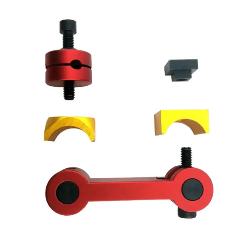 Miniatura 5 de Localizador de parada de tornillo de banco ajustable para pieza de trabajo de ranura CNC T, molino de posicionamiento preciso molino de tornillo