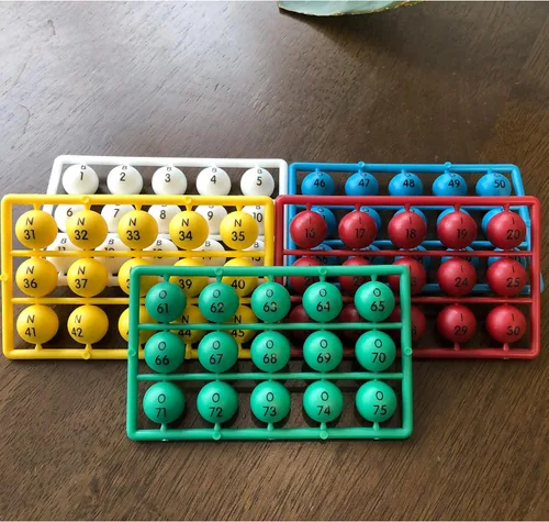 Miniatura 2 de Yuanhe Bolas de Bingo de 3/5 Pulgadas para Jaulas y Tableros de Bingo Estándar, Fácil Lectura, 75 Unidades, Perfectas para Fiestas, Noches de Bingo
